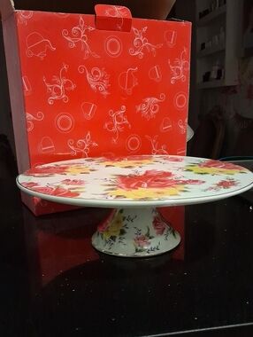 Josef Seibel Porcelain Plate with Pink & Yellow Floral Motif